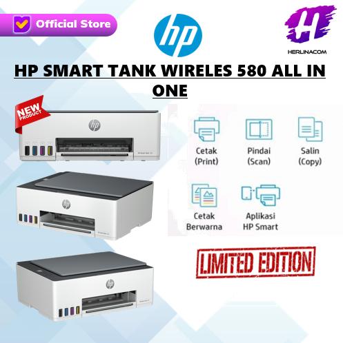 Gambar Printer HP Smart Tank Wireles 580 All in one Original dari Herlinacom undefined Tokopedia