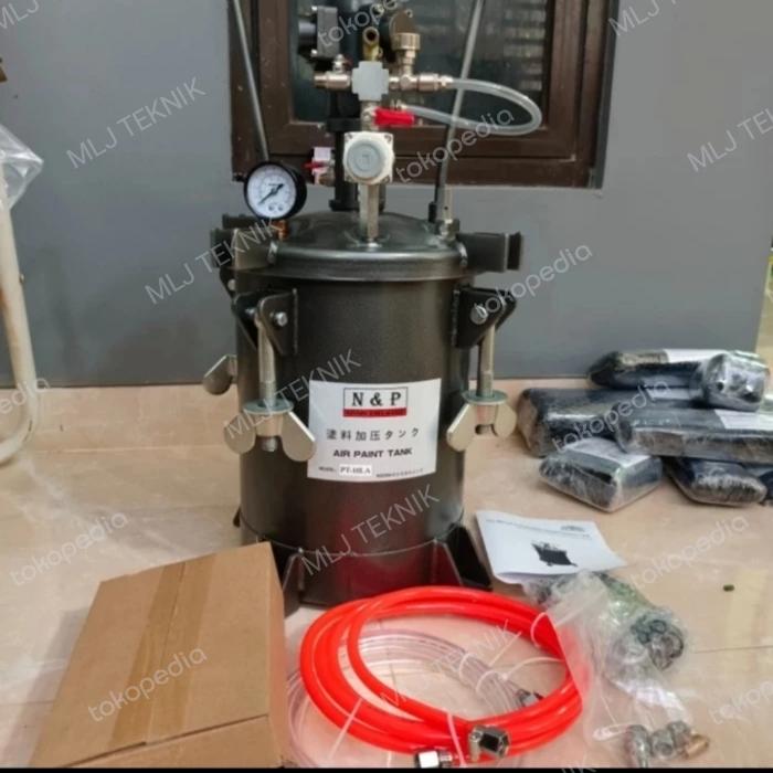 Gambar Airbrush Spray Gun Kit Set 10 Liter Paint tank - Set Alat Cat Semprot dari MLJ TEKNIK undefined Tokopedia