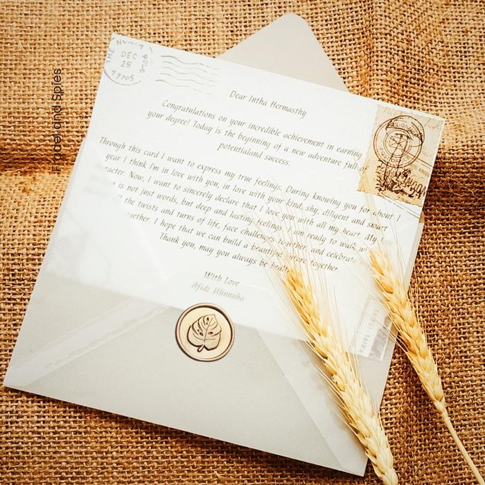 Gambar Amplop Kalkir dan Kartu ucapan vintage aesthetic dan wax seal - amplop+kartu, Kecil dari Henss Gallery undefined Tokopedia