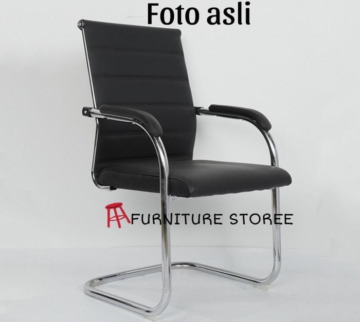 Gambar Kursi kantor hadap kursi kerja kursi kerja kursi staff kursi belajar - BAHAN KULIT dari FURNITURE STOREE undefined Tokopedia
