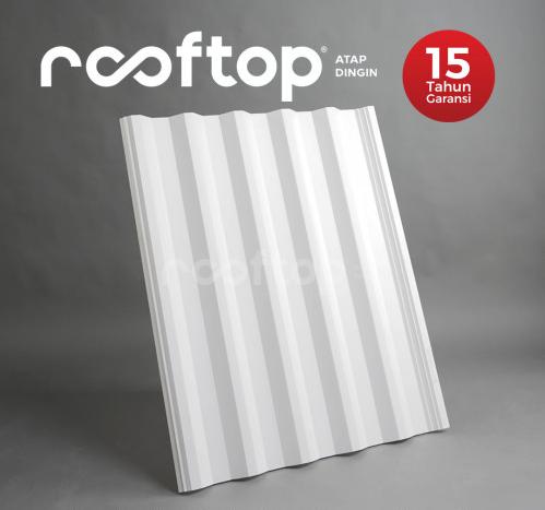 Gambar Atap uPVC Rooftop 12mm - Atap Berongga Double layer - Putih dari Alderon Surabaya undefined Tokopedia