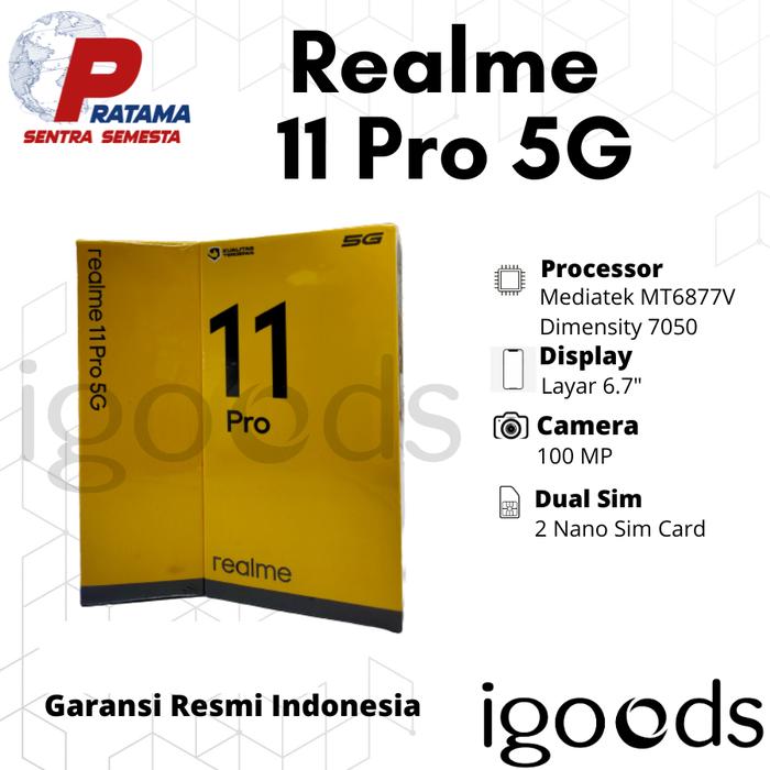Gambar REALME 11 Pro 5G - GARANSI RESMI - 8/256GB, Black dari iGoods Gadget undefined Tokopedia