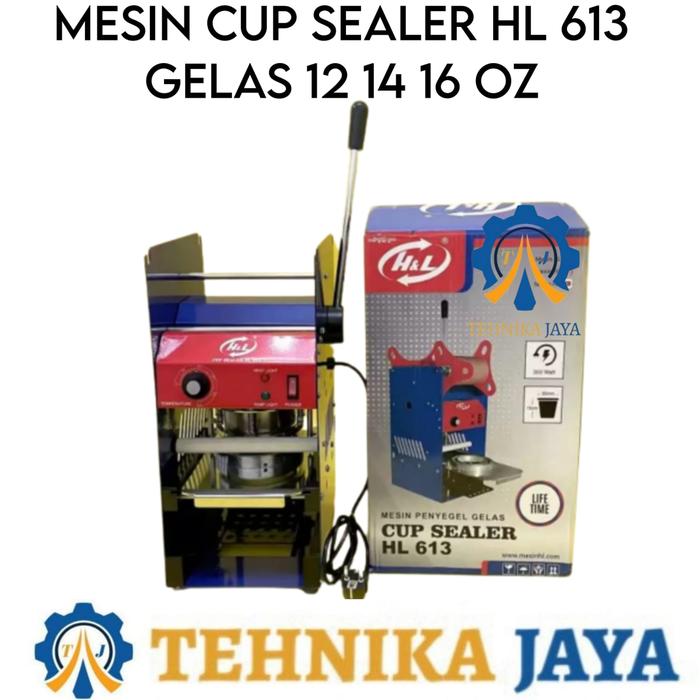 Gambar Mesin Cup Sealer HL 615 Mesin Press Gelas 12 - 22 Oz - HL613 (12-16OZ) dari TEHNIKA JAYA undefined Tokopedia