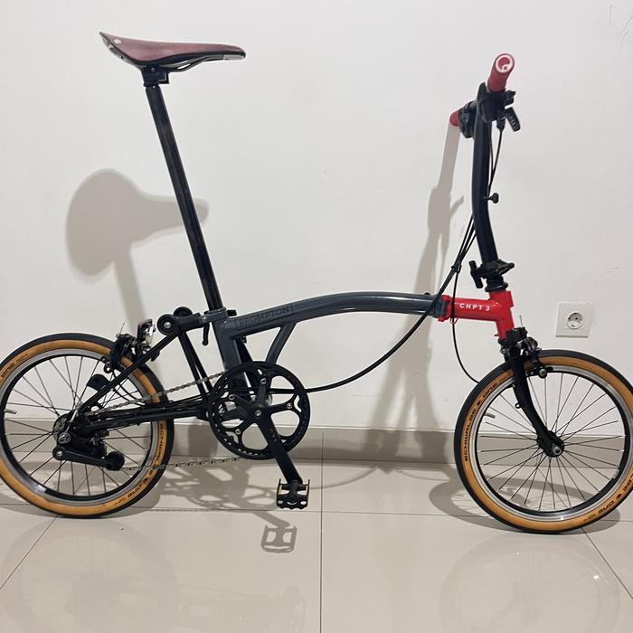 Brompton 2018 Model M6L Black Edition Premium 2018 Raw Lacquer