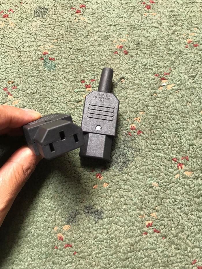 Gambar Soket AC 3 pin colokan Kabel power 220V 10A - SOKET FEMALE dari Tukura undefined Tokopedia