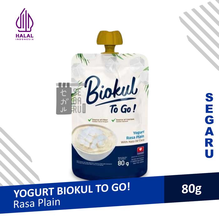 Gambar BIOKUL Yogurt To Go | Yoghurt Squeeze 80 gram - PLAIN dari Segaru Foods undefined Tokopedia