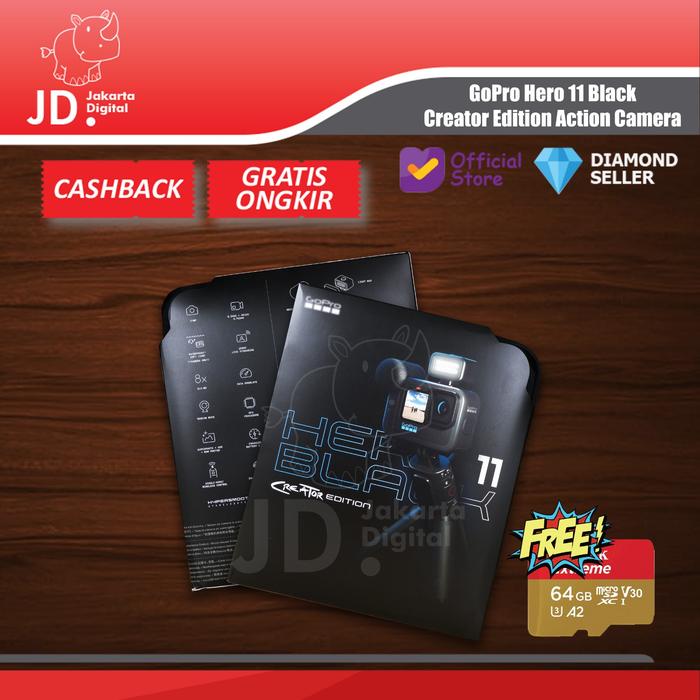 Gambar Gopro Hero 11 Creator Edition / Hero 11 Black Creator Edition - PAKET C dari Jakarta Digital 8 undefined Tokopedia