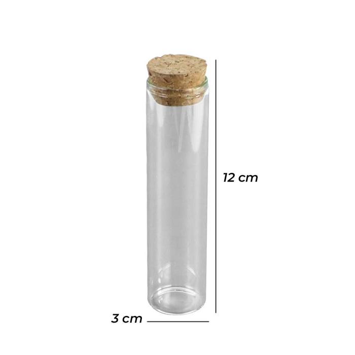 Gambar Botol Kaca Tabung Reaksi Sample Container - Test Tube Cork - 60ml dari bentley 5hop undefined Tokopedia
