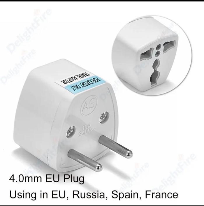 Gambar Electrical Socket - Colokan Listrik plug converter EU US UK Australia - Type EU dari Warrior Princess undefined Tokopedia