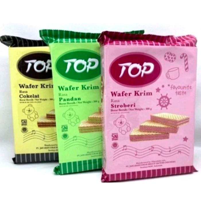 Gambar Wafer TOP wafer Krim 300gr Wafer Khong Guan Wafer Nissin TOP HALAL - Coklat dari bellinisnacks undefined Tokopedia