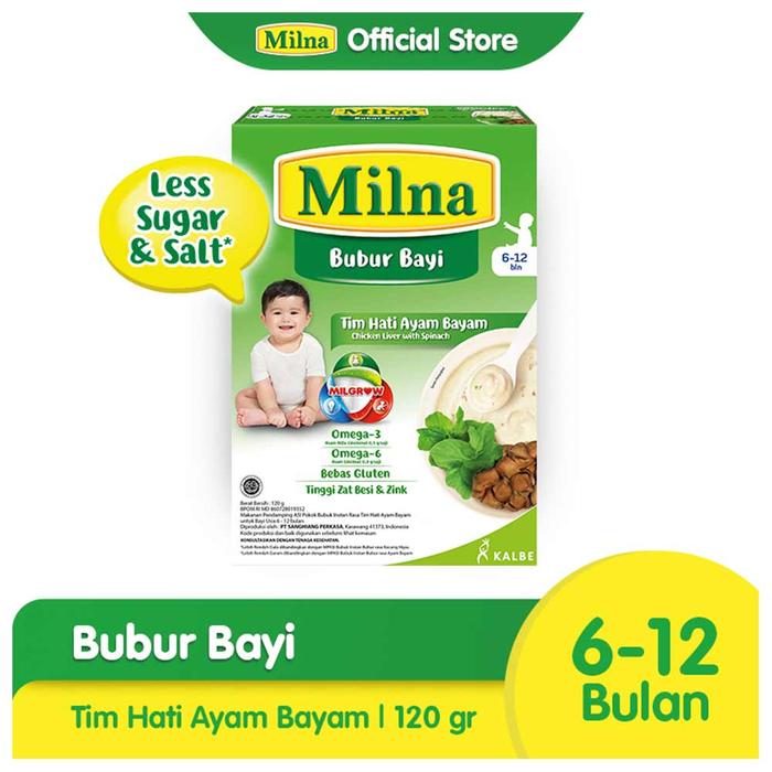 Gambar MILNA BUBUR TIM ATI AYAM BAYAM dari pejoeangstore123 undefined Tokopedia
