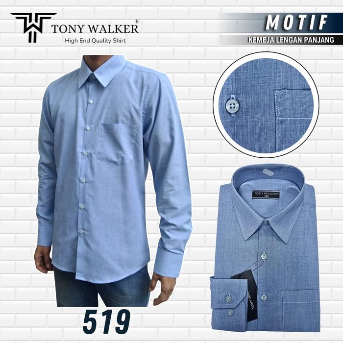 Gambar KEMEJA PRIA TONY WALKER MOTIF LENGAN PANJANG - 519, S dari rejekisubur30 undefined Tokopedia