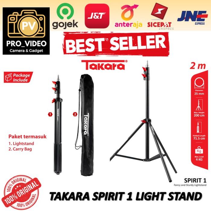 Gambar Takara Spirit 1 Light Stand - Spirit 1 dari Pro videobdg undefined Tokopedia