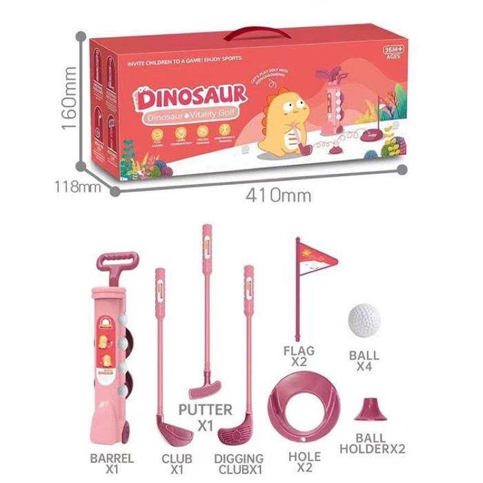 Gambar Zen-Mainan Anak Golf Set Lengkap / Mini Golf Play Set/ Golf Mainan anak - Pink dari Zenly.kids undefined Tokopedia
