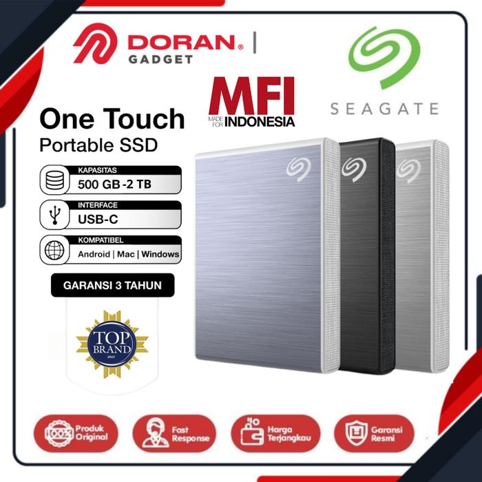 Promo Seagate One Touch SSD 500GB 1TB 2TB USB-C SSD Eksternal