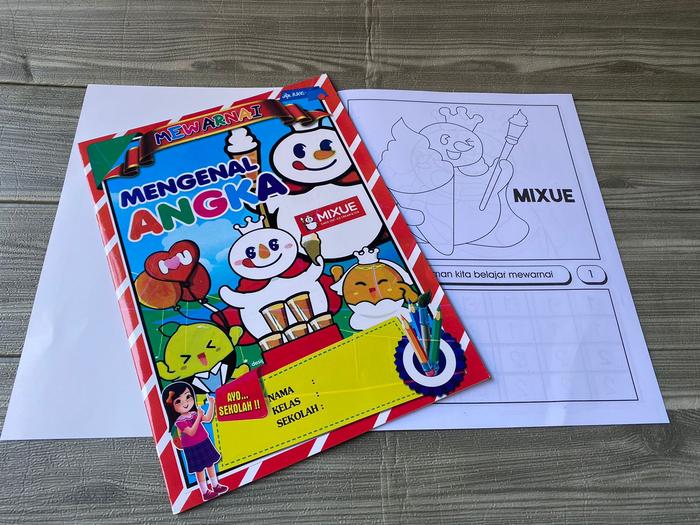 Gambar BUKU MEWARNAI ANAK TIPIS PAUD DAN TK - MIXUE dari Afdhal stationery undefined Tokopedia