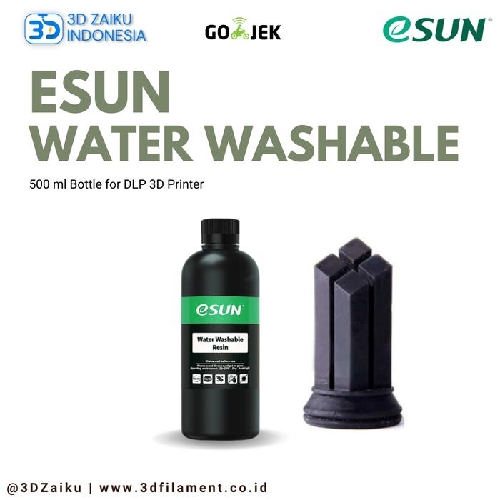 Jual eSUN Water Washable Resin for MSLA LCD DLP 3D Printer - Black ...