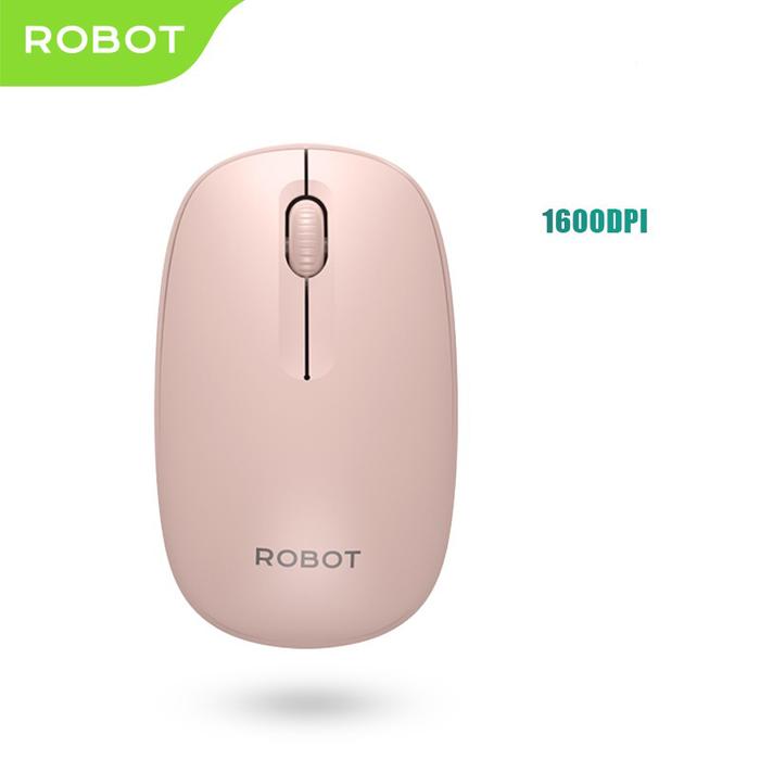 Gambar Robot M260 Wireless Optical Mouse 1600 DPI - New M210 M220 - Merah Muda dari bestdeal_NEW undefined Tokopedia