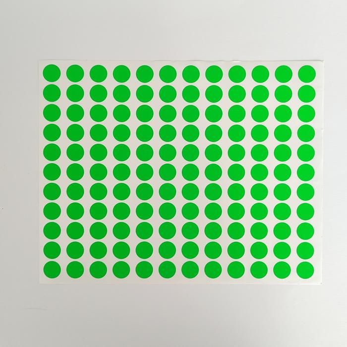 Gambar STIKER DOT WARNA WARNI / STIKER BULAT WARNA / STIKER LABEL BULAT DOT - Hijau dari Le Petite Room undefined Tokopedia