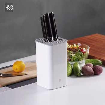 Gambar Holder Rak Slot Tempat Pisau Dapur Spatula Sutil Stainless Steel - HU0050 Putih dari KASMA STORE undefined Tokopedia