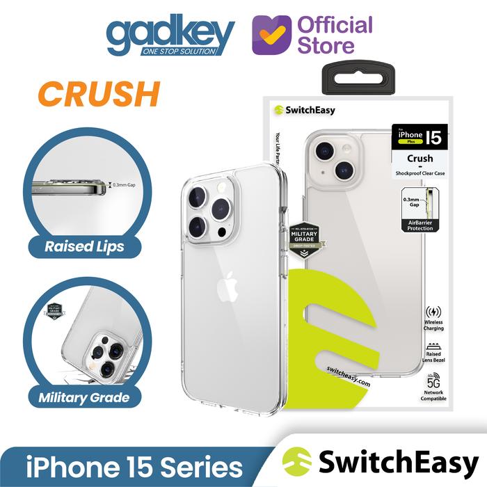 Gambar Case iPhone 15 Pro Max Plus SwitchEasy Crush Magsafe Clear Slim Casing - Crush, 15 Pro dari GAD Official undefined Tokopedia