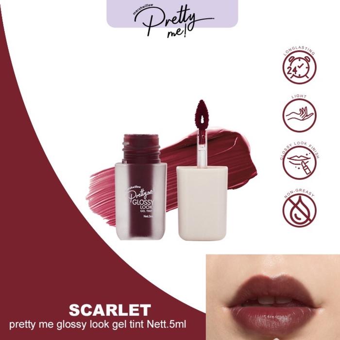 Gambar Marshwillow Pretty Me Glossy Look Gel Tint By Natasha Wilona - blush pink dari truetobeautycare undefined 3 Tokopedia