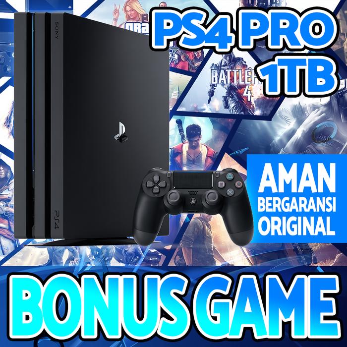 Promo PS4 / PLAYSTATION 4 PRO HDD 1TB FULLSET - SLIM 500GB, 1 STIK 