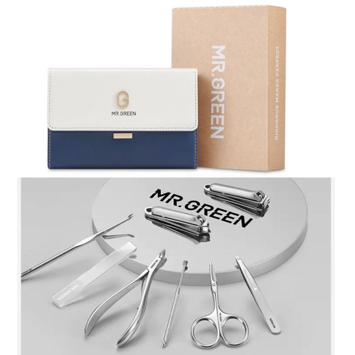 Gambar Mr.Green Luxury Glaze Complete Set Pedicure Manicure Solingen Germany - White Goldish dari Grayfrost undefined Tokopedia