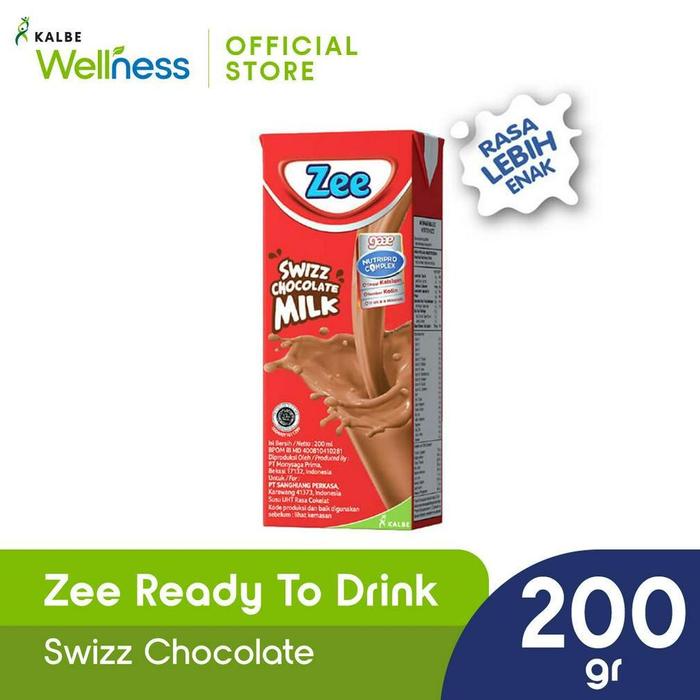 Gambar Zee Uht Swizz Chocolate Shake 200Ml dari rijik cell undefined Tokopedia