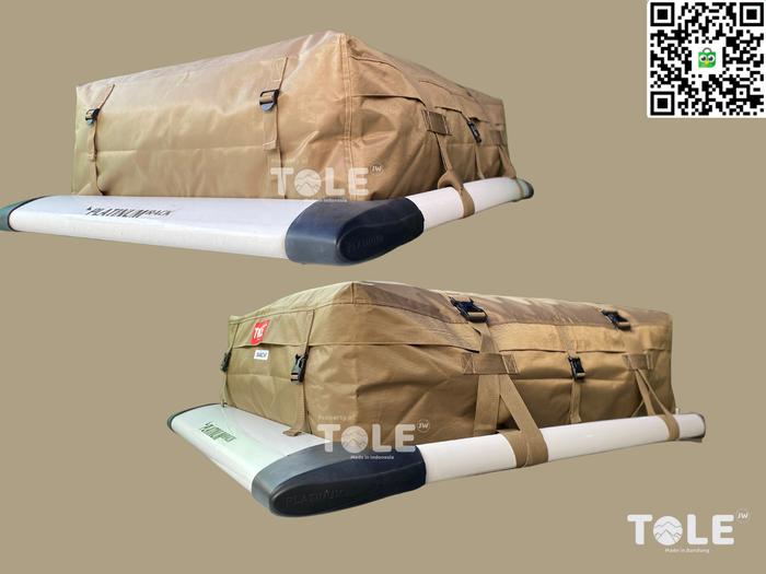 Gambar Roof Bag Tole Top Carrier Tas Atap Mobil Original Tole - Khaki New dari Padasuka-Store undefined Tokopedia