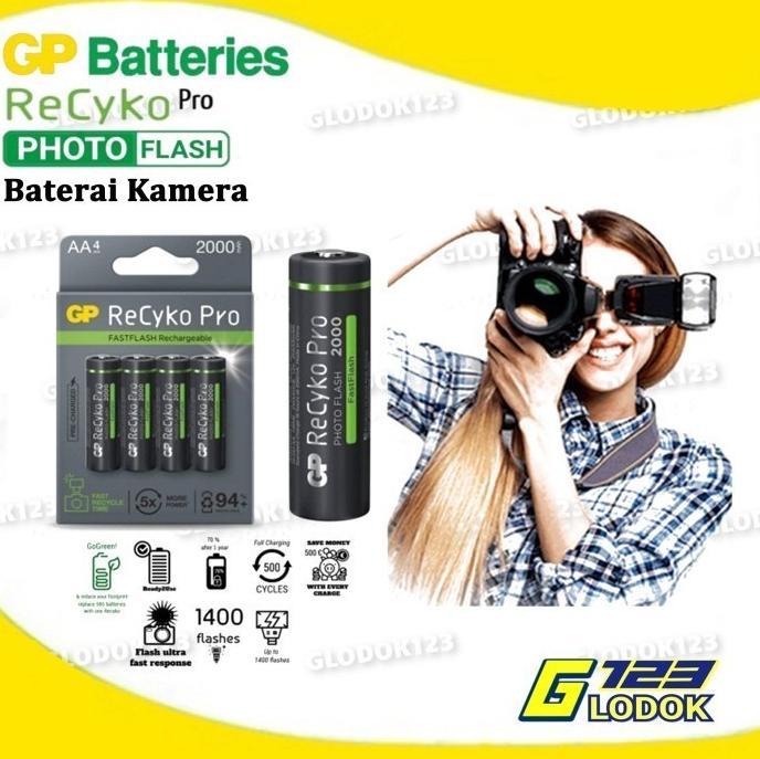 Gambar Baterai Foto Kamera Batre AA A2 Flash Canon Nikon Sony Godox Speelite - 2000mh 4BP F000, Tanpa Bubble dari Rismana1 undefined Tokopedia