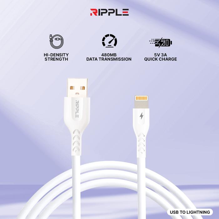 Gambar Ripple Cable data 5V3A fast PD cable for type-c - iphone dari Ripple Official Shop undefined Tokopedia