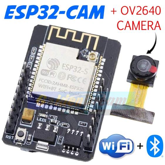 Gambar ESP32 Cam OV2640 Camera Wifi Bluetooth Arduino ESP32S Kamera ESP-32 - Set ESP32 + CAM dari Toko Golden Dream undefined Tokopedia