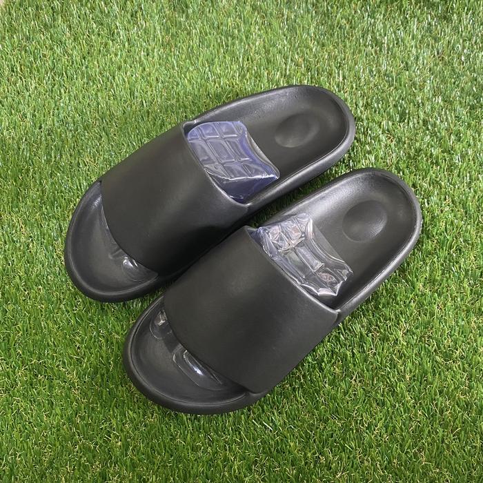 Gambar Sandal slop wanita karet sandal wanita warna pink tosca hitam cream - Hitam, 36 dari mita'shoes undefined Tokopedia