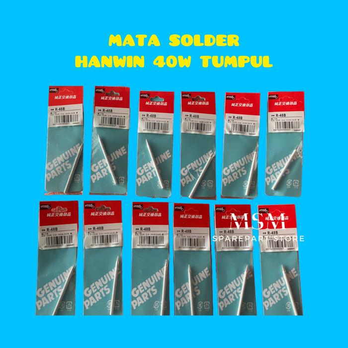 Gambar MATA SOLDER HANWIN 40W TUMPUL dari MSM ELEKTRONIK SPAREPART undefined Tokopedia