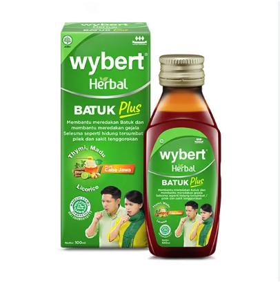 Gambar WYBERT HERBAL BATUK SIRUP PLUS 100 ML OBAT BATUK HERBAL ANAK DEWASA dari Apotek Sobat Buaji undefined Tokopedia