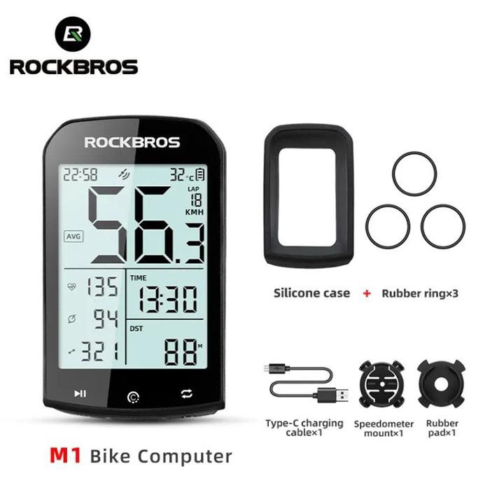 Gambar Rockbros M1 GPS 5.0 Speedometer Sepeda Bike Computer ANT+ Bluetooth dari vesantra undefined Tokopedia