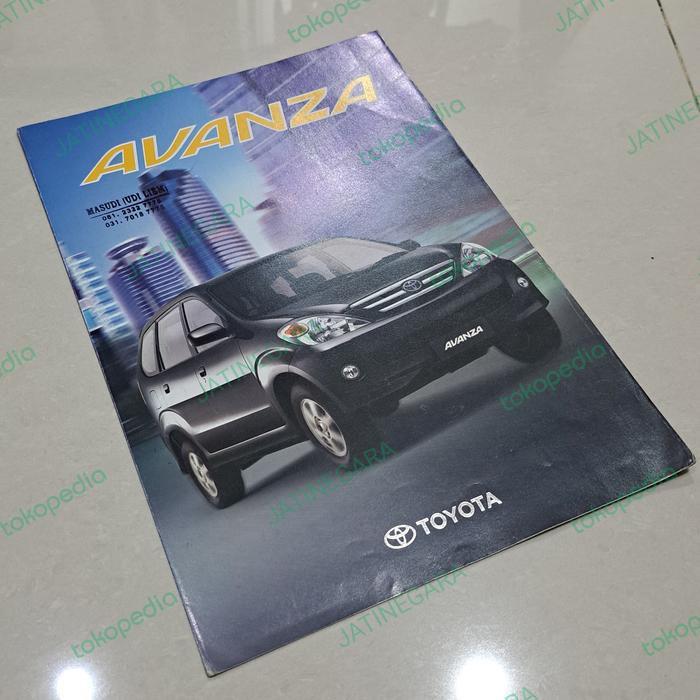 Jual Brosur Mobil Katalog Leaflet Toyota Avanza Gen 1 Black Di Seller