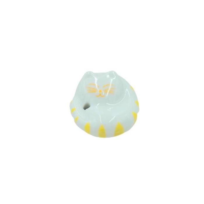 Gambar Tempat Bakar Dupa / Hio / Incense Holder Premium A - Yellow Cat dari Squdy store undefined Tokopedia