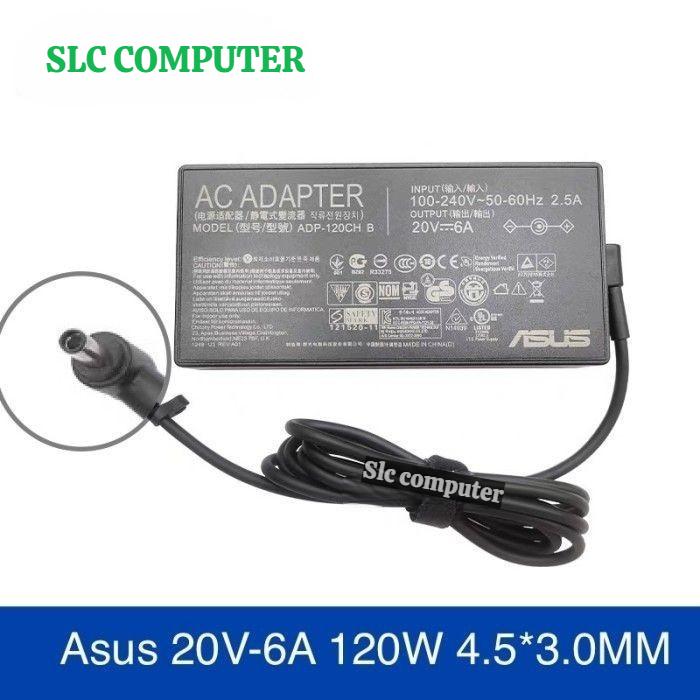 Adapter Asus Zenbook Flip 15 Q528 Q538ei 20v 6a 120w 4530mm