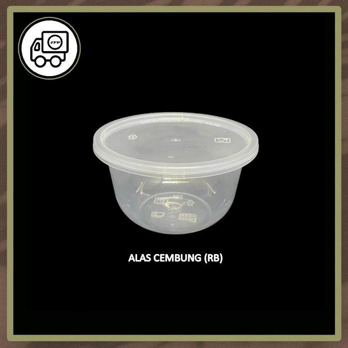 Gambar Thinwall 400 ml Bulat Round Bowl Mangkok Plastik DM Cembung Datar - RB (Cembung) dari Jakarta Food Packaging undefined Tokopedia