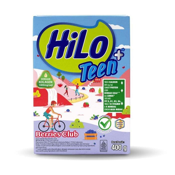Gambar HiLo Teen+ Collagen Berries Club 400 Gram dari Mel The Shop undefined Tokopedia
