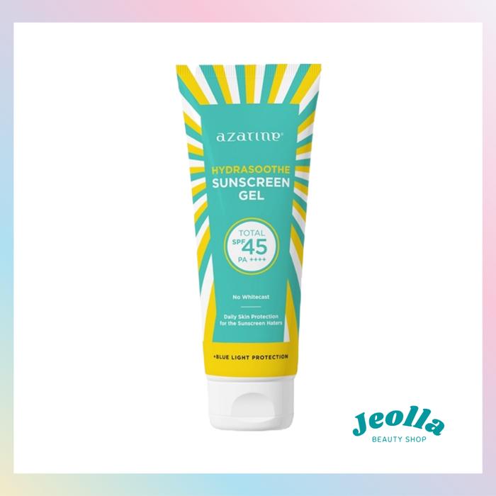 Gambar AZARINE Hydrashoothe Sunscreen Gel SPF45+++ 50ml & 30ml - Hydrasoothe 45, Azarine dari Jeolla Shop undefined Tokopedia