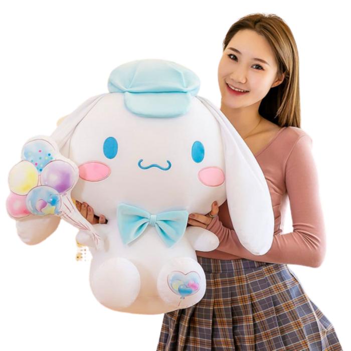 Gambar Boneka Sanrio Cinnamoroll Jumbo Import 50 cm Mainan Hadiah Ulang Tahun - Jumbo 45 cm, Tidak Pakai LED dari Boneka Lucu_21 undefined Tokopedia