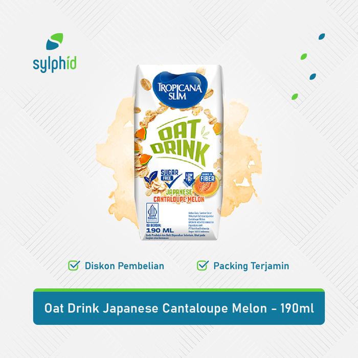 Gambar Tropicana Slim Oat Drink Japanese Cantaloupe Melon 190 ml - 1 pc dari Sylphid Indonesia undefined Tokopedia