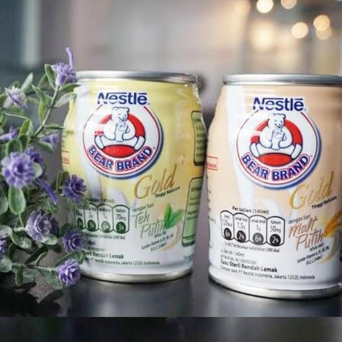 Gambar Susu Beruang Bear Brand Gold White Tea 140 Ml / 1 Kaleng dari rijik cell undefined Tokopedia