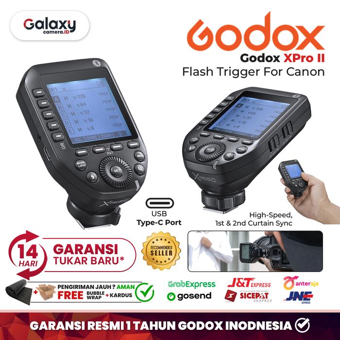 Gambar Godox XPro II TTL Wireless Flash Trigger X-PRO X-PROII X PRO 2 Resmi - For Canon dari Galaxy Camera undefined Tokopedia