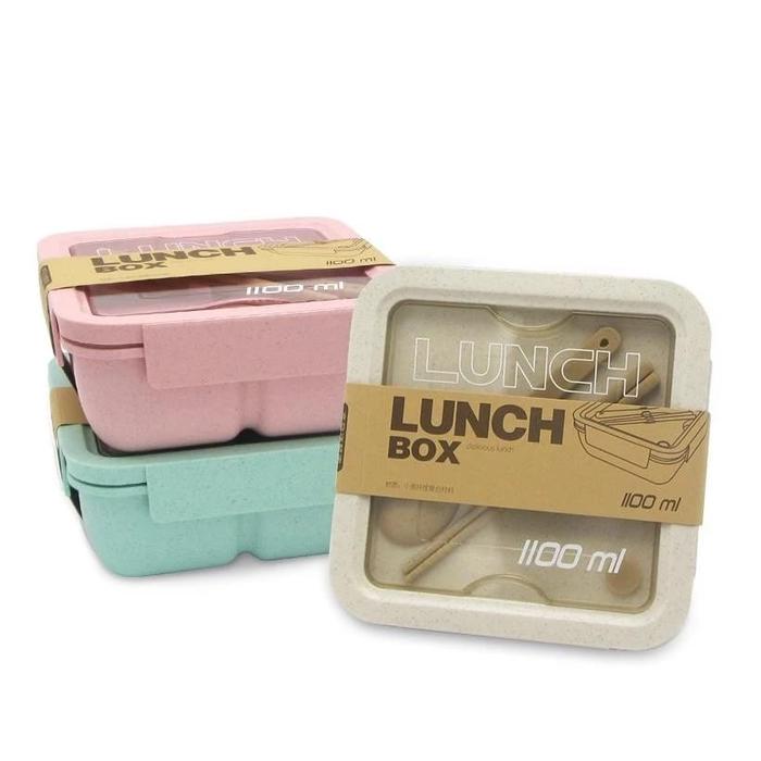 Gambar bekal makan Lunch box orinoco 1100ml - random dari Afdhal stationery undefined Tokopedia