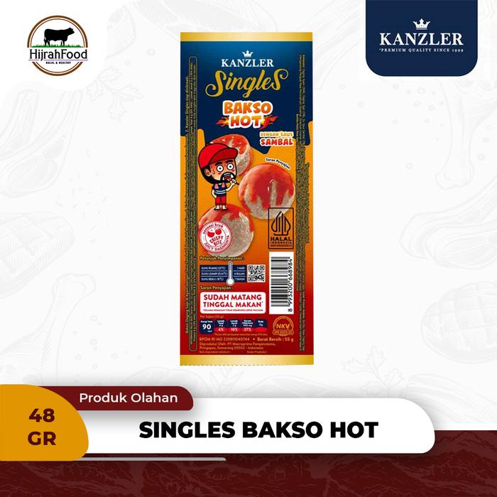 Gambar Kanzler Singles Bakso Sapi Siap Makan | Beef Meatballs RTE - Plih Rasa - Bakso Hot dari Hijrahfood Meatshop undefined Tokopedia