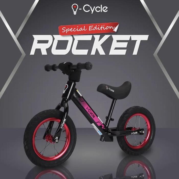 Sepeda Roket Jual SEPEDA BALANCE BIKE ICYCLE ROCKET SPECIAL EDITION ALLUMUNIUM FRAME ...